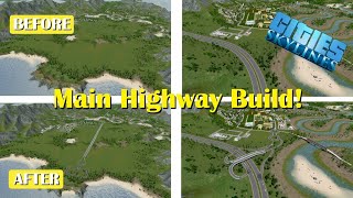 Designing the perfect Farm Exit & Highway Layout! | Realistic Population Cities Skylines 2024