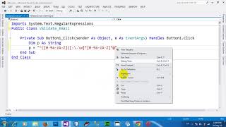 How to validate email address in VB NET 2012