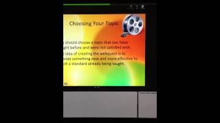 Creating a web quest