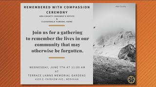 Remembered with Compassion community ceremony
