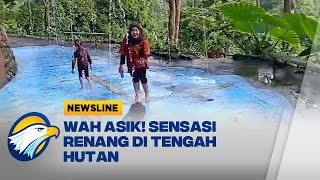 Menikmati Sensasi Renang di Tengah Hutan di Mojokerto