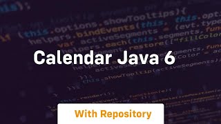 calendar java 6