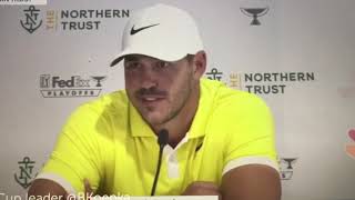 Brooks Koepka's has great take on slow play...
