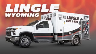 Check out Lingle Fire \u0026 EMS's new Chevy K3500 Type 1 Ambulance