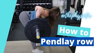 How to Perform a Pendlay Row