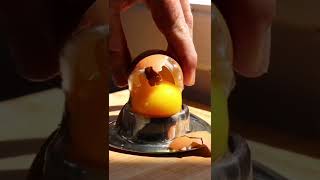 perfect boiled egg, experiment #1. #shorts #egg #experiment