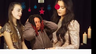 First time hearing O Holy Night - Sister Duet - Lucy & MarthaThomas,/ Reaction