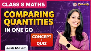 Comparing Quantities | Full Chapter Explanation - Concept + Quiz | Class 8 | Maths | BYJU'S