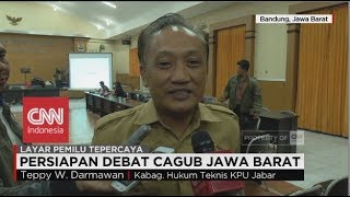 Persiapan Debat Cagub Jawa Barat