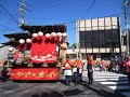 2015年 鳴海例大祭 中嶋橋 昼の作町入場