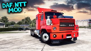 ETS2 1.43/1.44 Open Beta MODS | OLD SCHOOL DAF NTT Truck V1.2.1 Mod For ETS2 1.43/1.44 Open Beta