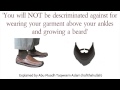 Doubts Refuted Regarding the Beard and Izaar (lower garment)