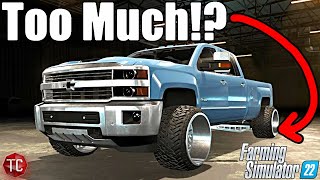 Farming Simulator 2022: When STRETCHED TIRES Go TOO FAR!? HIGH COUNTRY DURAMAX SHOW BUILD!