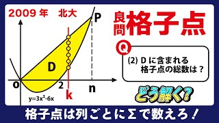 【トリセツが終わった人へ】大学入試 大学受験 数学 解説 良問 2009年北海道大学 数学B・数列 高校数学