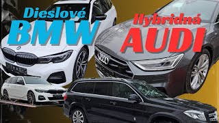 BMW 330d a Audi A7 - obidve po poistných udalostiach