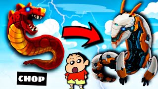 SHINCHAN UPGRADING THE FIRE DRAGON INTO A GOD SPACE DRAGON WITH CHOP|DRAGON HILLS 2|IamBolt Gaming