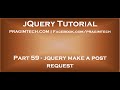 jquery make a post request