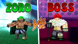 Zoro vs All Bosses in Blox Fruits