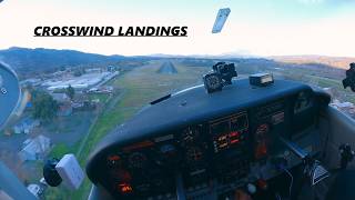 Crosswind Landings Explained + Gusty Conditions! | Cessna 182 Cockpit POV