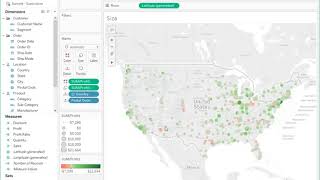 How to create a map based on zip or postal codes in Tableau