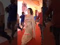 heroine iswarya menon stylish walk in saree nababandham tollywoodnews heroine