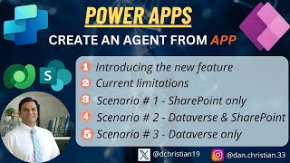 Power Apps: Create an Agent from App