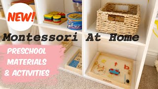 NEW Montessori At Home Preschool Materials And Activities For Homeschool