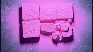 Pink Bubblegum Scented Holi Powder / Gym Chalk ASMR / Relaxing / Satisfying