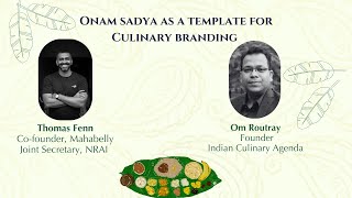 Onam sadya as a template for culinary branding