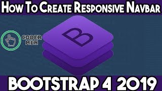 How To Create Navbar Using Bootstrap 4 2019 Tutorial