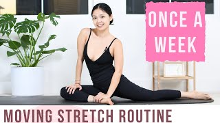 Once-a-week Moving Stretch Pilates Routine #21036