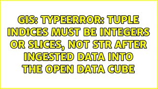 TypeError: tuple indices must be integers