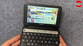 Sharp Brain PW-SH5 Electronic Dictionary|シャープ 電子辞書|Kim từ điển tiếng Nhật màn hình cảm ứng có bút