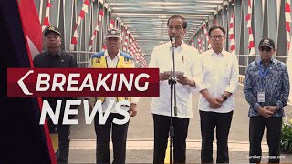 BREAKING NEWS - Presiden Jokowi Resmikan Duplikasi Jembatan Kapuas 1, Pontianak