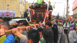 29年 茅ヶ崎 鳥井戸 御霊社 祭礼 \u0026中海岸社10年お祝い二基宮神輿連合渡御。