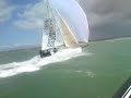 j80 downwind in 30 35 knots