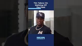 tim tebow on walking off the field #youtubeshorts #shorts #viral #podcast