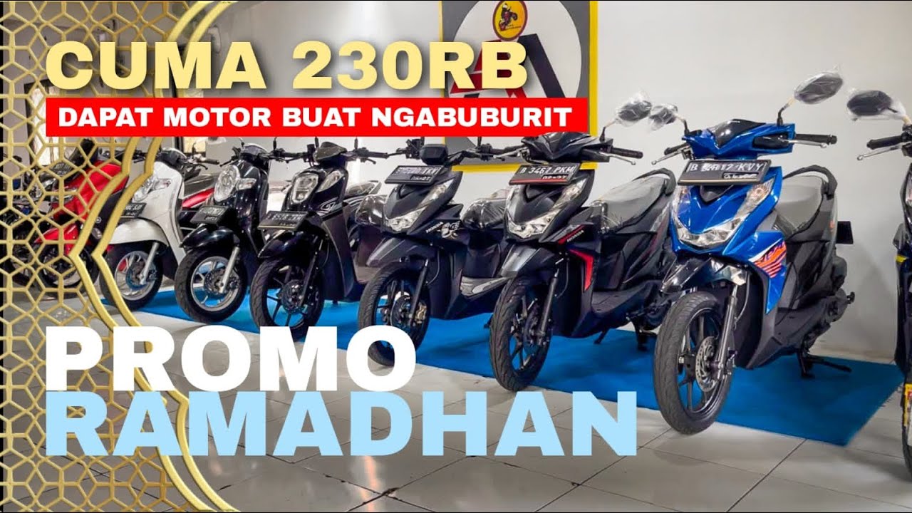 UPDATE HARGA CASH KREDIT MOTOR BEKAS MURAH PROMO RAMADHAN || DP CUMA ...