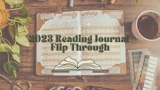 2023 Reading Journal Flip-Through