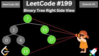 LeetCode #199 (Binary Tree Right Side View) using Python | NeetCode 150