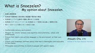 Snoezelen #1 My opinion about Snoezelen (Japanese version)