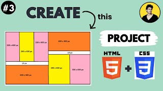 CSS GRID & FLEXBOX BOX LAYOUT USING HTML & CSS | PROJECT - 3 | SR PROGRAMIST