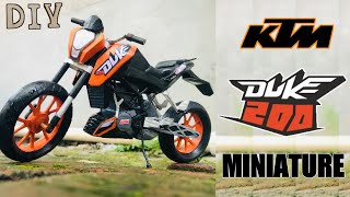 😱 KTM Duke 200 || How to make cardboard KTM duke || Craft & Artz