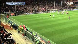 Genoa 1-2 AC Milan | 2013-2014 | Full Highlights Arabic Comm
