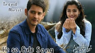 He So,Cute Song Sarileru Neekevvaru Movie Song| TrendMusicTelugu|MaheshBabu ,Rashmika Madanna