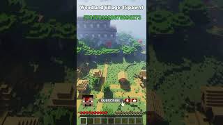 Minecraft 1.20 Best Seed  - Woodland Mansion Village - Description for more #shorts