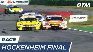 Brilliant side by side fight: Glock vs Green - DTM Hockenheimring Final 2017