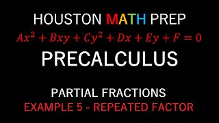 Partial Fractions Example 5 (Repeated Quadratic Factor)