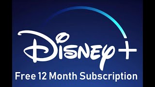How To Get Disney Plus Membership Free For 12 Months