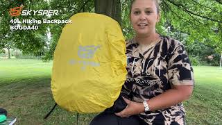 SKYSPER 40L Hiking Daypack - BOGDA40 REVIEW AND DEMONSTRATION